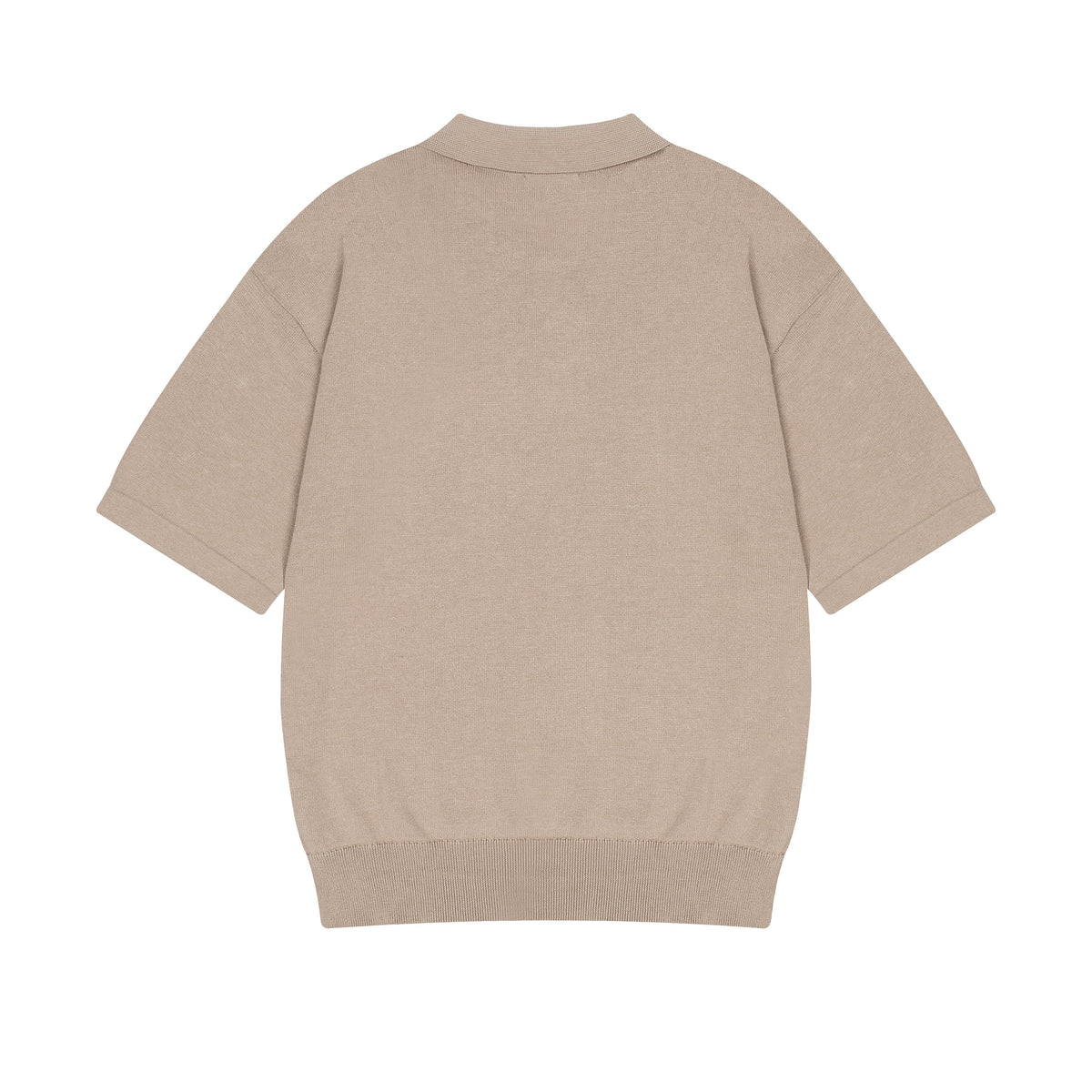 "on air" Polo knit beige