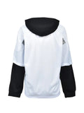 BREATH layered logo hoodie