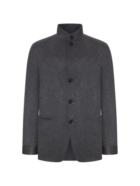 Zegna high-neck jacket